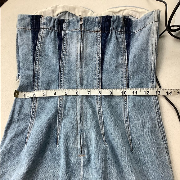 JEAN ATELIER Denim Dress Size 0 - Picture 5 of 9